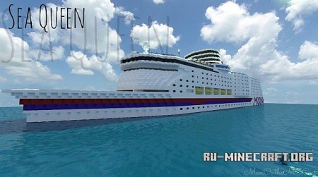  SeaQueen | Cruise Ship | With Interior   minecraft
