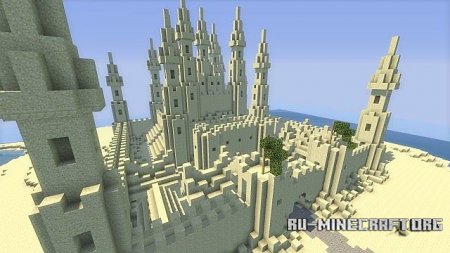  The Sand Castle  minecraft