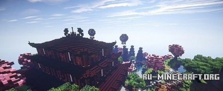  Asian Inspired Village Spawn  Minecraft