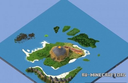  Chibai Islands [RESOURCES,CUSTOM CAVES,CUSTOM TREES]  Minecraft