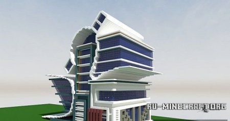  Modern Futurist City Building   Minecraft