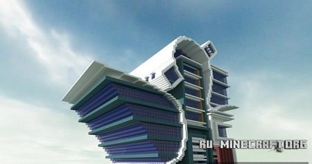  Modern Futurist City Building   Minecraft