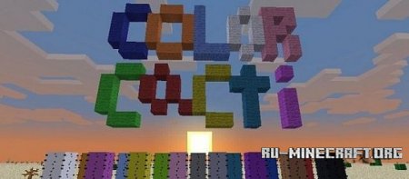  Colored Cacti Mod  Minecraft 1.6.4