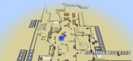  [DESERT VILLAGE] - Minecraft PVP/Shooter MAP   Minecraft