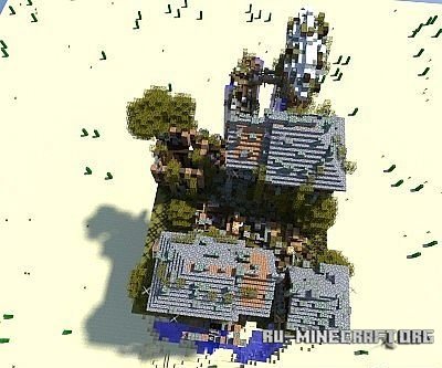  Abandoned Steampunk Island  Minecraft