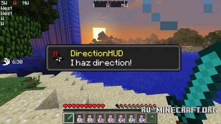  DirectionHud  minecraft 1.7.10