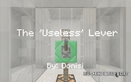   The 'Useless' Lever!  Minecraft