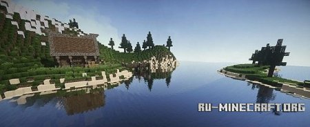   Medieval House on a little Island  Minecraft