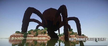  Spider Bites Island  Minecraft
