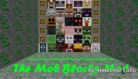  MOB BLOCKS MOD  Minecraft 1.7.10