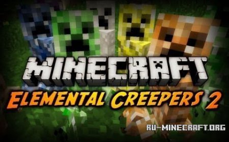  Elemental Creepers 2  Minecraft 1.7.10