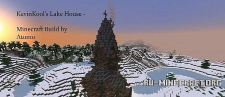  KevinKool's Lake House  Minecraft