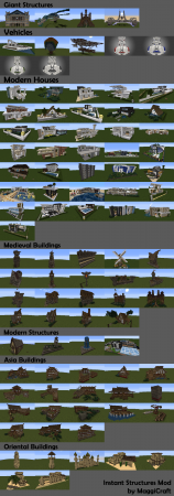  Instant Structures by MaggiCraft  Minecraft 1.7.10
