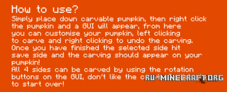  Carvable Pumpkins (Halloween)  Minecraft 1.7.10