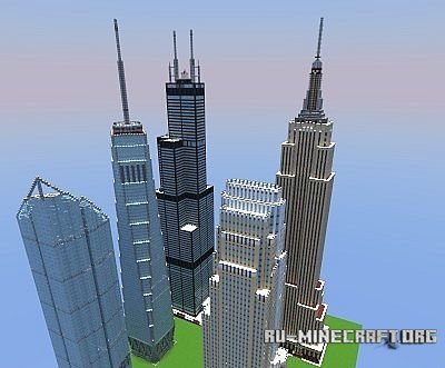   FAMOUS U.S. BUILDINGS  Minecraft