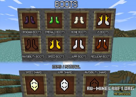  Mo Boots  Minecraft 1.7.10