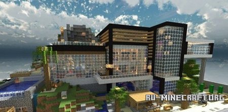  Luxurious Modern House 2  Minecraft