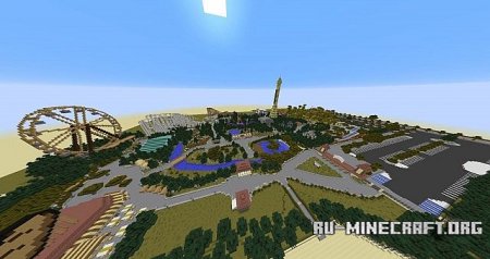  Minemios - Le nouveau grand parc d'attractions  Minecraft