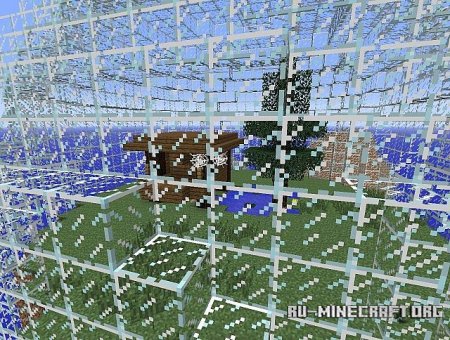  Glass sphere survival  Minecraft
