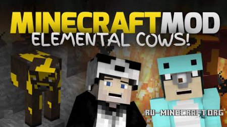  Elemental Cows  Minecraft 1.7.10
