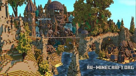  Imreldris  Fantasy Port Town  Minecraft