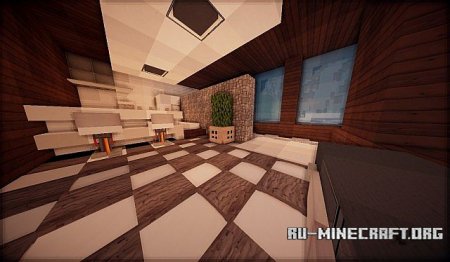  Modern house #1  Minecraft