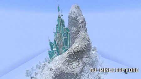  Elsas Ice Castle  Frozen  Minecraft