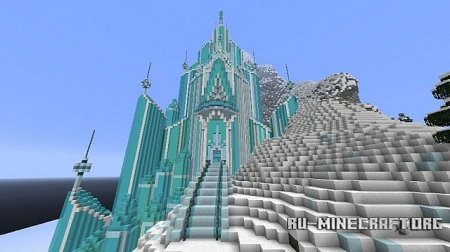  Elsas Ice Castle  Frozen  Minecraft