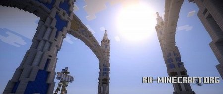  Big spawn building with portal room  Minecraft