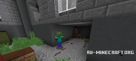 Скачать Dead World Zombie Adventure для Minecraft