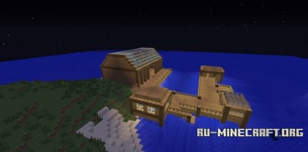  Epic Wooden Mansion and Pool  Minecraft