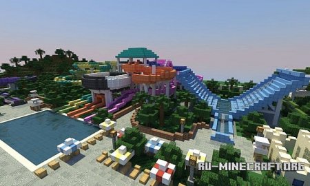  Caribbean Cove (Water Park)  Minecraft