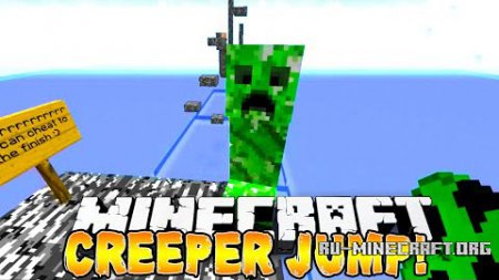  Creeper Jump Parkour  Minecraft