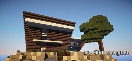   Diagonal, Ultra Minimal Island Home  Minecraft