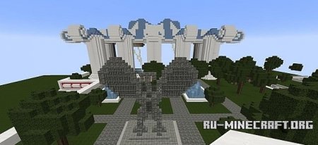   Temple Town  Minecraft