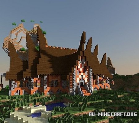   Rumah Gadang  Minecraft