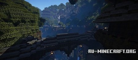 Mountain Sky Village  Minecraft