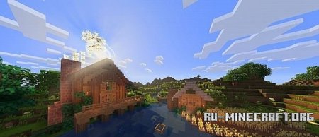   Bee Builds House on the Lake   Minecraft