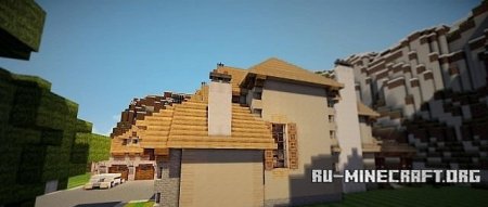   European Mountain Mansion  Minecraft