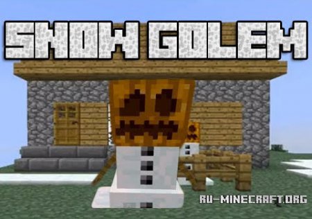  Pumpkin-less Snow Golem  Minecraft 1.8