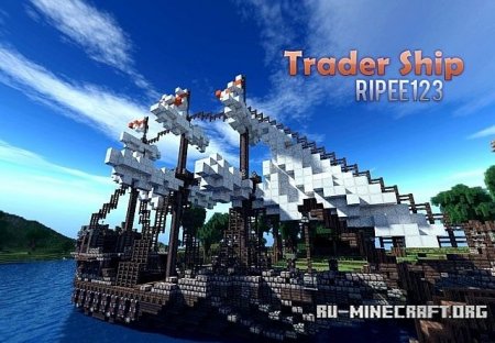   Trading ship  Minecraft