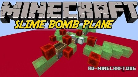  Minecraft - Slime Bomb Plane  Minecraft