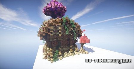  Pikali village's house - Elven Mushroom type  Minecraft