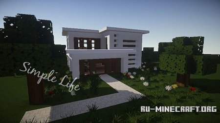  "Simple Life" - Modern House  Minecraft
