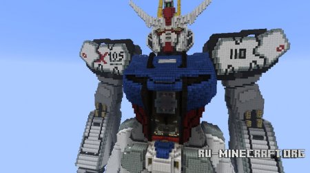  GAT-X105 Aile Strike Gundam  Minecraft