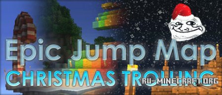  Epic Jump Map  Christmas Trolling  Minecraft