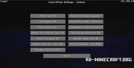  ControlPack  Minecraft 1.7.10