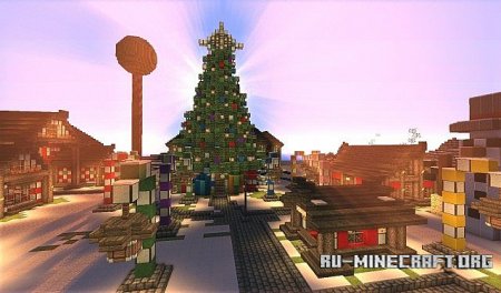  The North Pole  Santas Secret Village  Minecraft