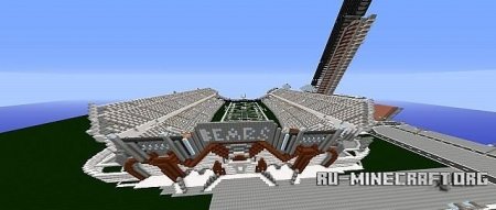   Bayview Heights NFL Stadium Finally Available  Minecraft