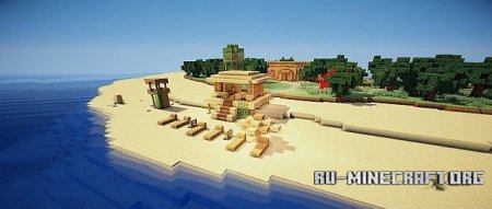   With Nice Beach  Minecraft